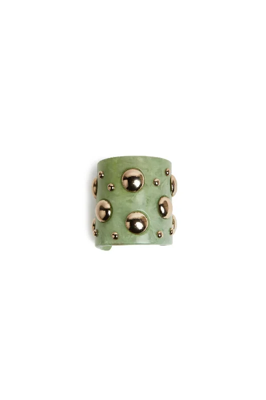 Handcrafted Jewelry Sale – Unique Designs At Low Prices Women's Nefertiti Bangle In Light Green Handcrafted Jewelry Sale – Unique Designs At Low Prices Women's Nefertiti Bangle In Light Green