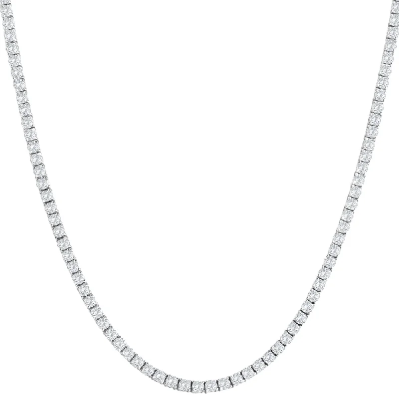 Flash Sale On Stunning Jewelry – Don't Miss Out 10Ct TW Lab Grown Diamond Tennis Necklace 14K White Gold 16.5" Flash Sale On Stunning Jewelry – Don't Miss Out 10Ct TW Lab Grown Diamond Tennis Necklace 14K White Gold 16.5"