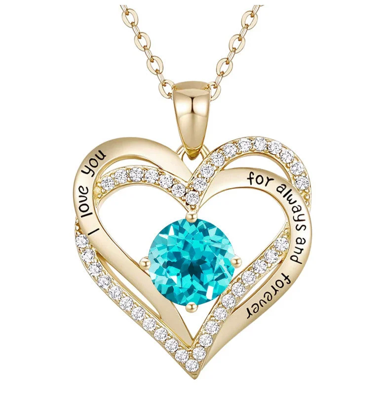 Timeless Elegance Now At Special Discounts 14K Gold Plated Heart ''I Love You'' Pendant with Colored Cubic Zirconia Timeless Elegance Now At Special Discounts 14K Gold Plated Heart ''I Love You'' Pendant with Colored Cubic Zirconia