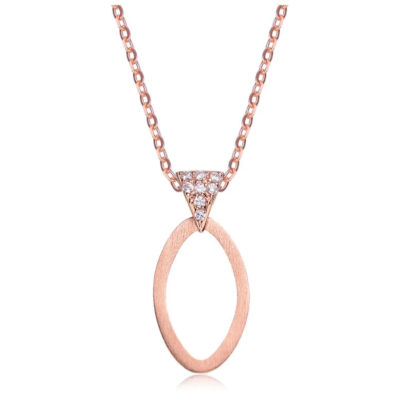 Exclusive Gemstone Jewelry Markdowns – Shop Now C.z. Sterling Silver Rose Plated Matted Outlined Oval Pendant Exclusive Gemstone Jewelry Markdowns – Shop Now C.z. Sterling Silver Rose Plated Matted Outlined Oval Pendant