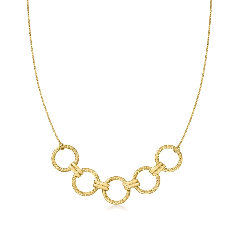 Limited-Time Offer On Premium Jewelry Collections Canaria 10kt Yellow Gold Multi-Circle Necklace Limited-Time Offer On Premium Jewelry Collections Canaria 10kt Yellow Gold Multi-Circle Necklace