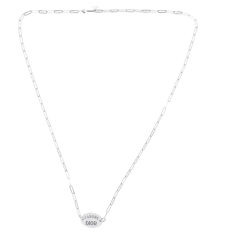 Jewelry Clearance Sale – Final Reductions Dior J'Adore Dior Email Me Choker Necklace in Silver Metal