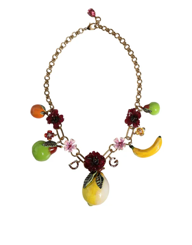 Best Jewelry Deals – Shop Premium Pieces At Great Prices Dolce & Gabbana Brass FRUIT Pendants Flowers Crystal Logo Women's Necklace Best Jewelry Deals – Shop Premium Pieces At Great Prices Dolce & Gabbana Brass FRUIT Pendants Flowers Crystal Logo Women's Necklace