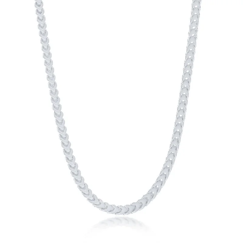 Holiday Jewelry Sale – Perfect Gifts At The Best Prices Franco Chain 3mm Sterling Silver or Gold Plated Over Sterling Silver 22" Necklace Holiday Jewelry Sale – Perfect Gifts At The Best Prices Franco Chain 3mm Sterling Silver or Gold Plated Over Sterling Silver 22" Necklace