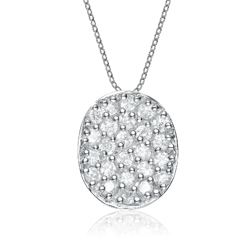 Luxury Meets Affordability – Jewelry Sale Now Live Gv Sterling Silver And White Cubic Zirconia Necklace Luxury Meets Affordability – Jewelry Sale Now Live Gv Sterling Silver And White Cubic Zirconia Necklace