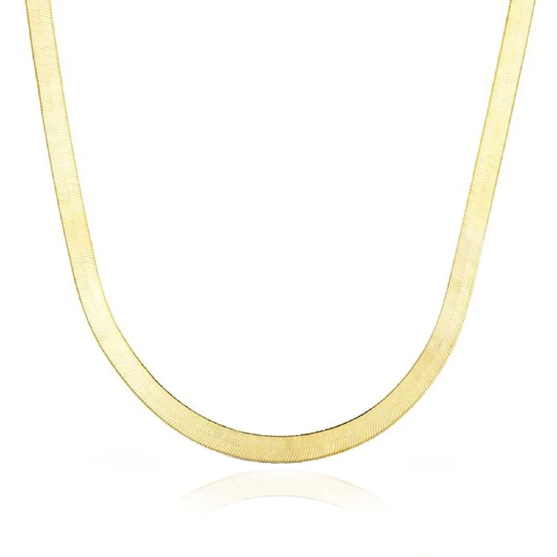 Seasonal Jewelry Sale – Upgrade Your Style Today Large Herringbone Necklace