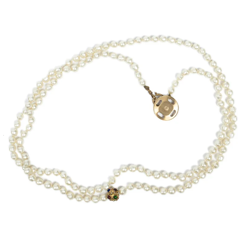 Personalized Jewelry At Special Discount Rates Long Faux Pearl Necklace