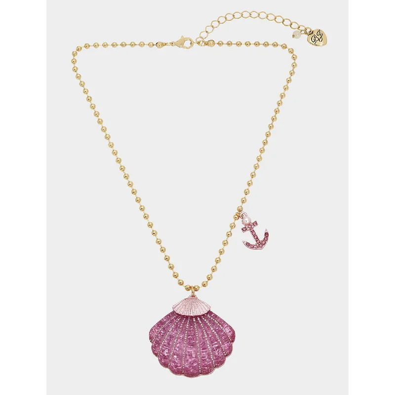 Bestselling Jewelry Now On Sale – Elevate Your Look Pink Summer Shell Pendant Pink