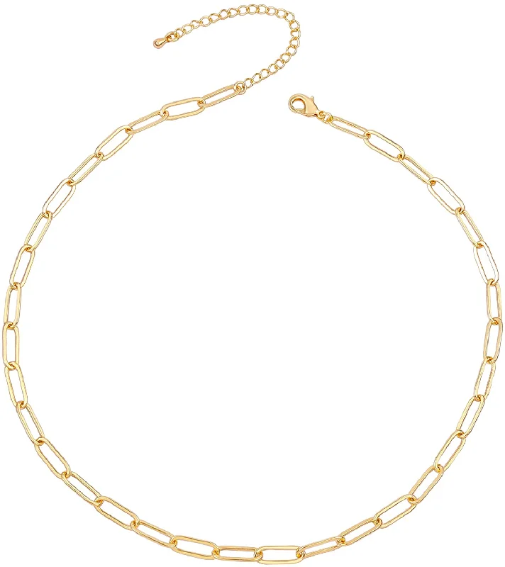 Huge Savings On Premium Jewelry Styles Rg 14k Gold Plated Cable Link Chain Adjustable Necklace Huge Savings On Premium Jewelry Styles Rg 14k Gold Plated Cable Link Chain Adjustable Necklace