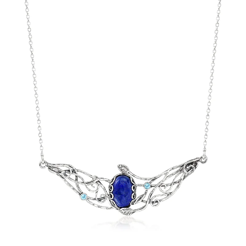 Timeless Jewelry Styles At Wallet-Friendly Prices Ross-Simons Lapis and . Sky Blue Topaz Bib Necklace in Sterling Silver Timeless Jewelry Styles At Wallet-Friendly Prices Ross-Simons Lapis and . Sky Blue Topaz Bib Necklace in Sterling Silver
