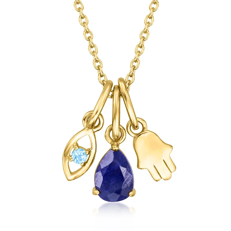Bohemian-Inspired Jewelry For Free-Spirited Fashion Ross-Simons Multi-Gemstone and 18kt Gold Over Sterling Jewelry Set: Cable-Chain Necklace With 3 Interchangeable Pendants Bohemian-Inspired Jewelry For Free-Spirited Fashion Ross-Simons Multi-Gemstone and 18kt Gold Over Sterling Jewelry Set: Cable-Chain Necklace With 3 Interchangeable Pendants