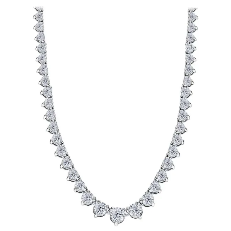 Personalized Jewelry Sale – Unique Pieces At Great Prices Women's Classic Graduated Tennis Necklace In Pure Platinum Personalized Jewelry Sale – Unique Pieces At Great Prices Women's Classic Graduated Tennis Necklace In Pure Platinum