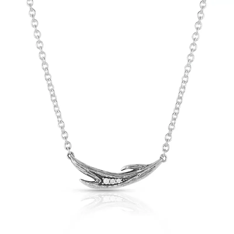 Elegant Jewelry, Exclusive Prices – Shop Now Women's Kristy Titus Mountain Joy Antler Necklace In Silver Elegant Jewelry, Exclusive Prices – Shop Now Women's Kristy Titus Mountain Joy Antler Necklace In Silver