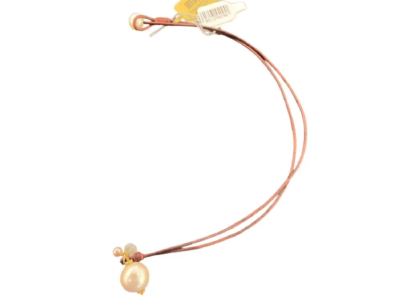 Clearance Sale On High-End Jewelry Collections Women's Pearl Pendant Necklace In Brown/white Clearance Sale On High-End Jewelry Collections Women's Pearl Pendant Necklace In Brown/white