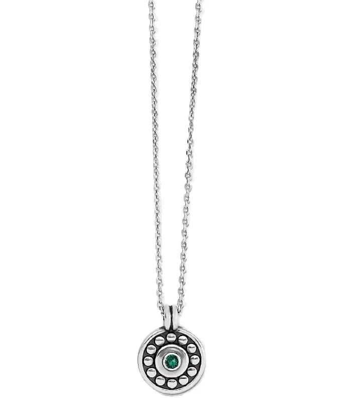 Luxury Jewelry At Unbeatable Discounts Women's Pebble Medali Necklace In Emerald