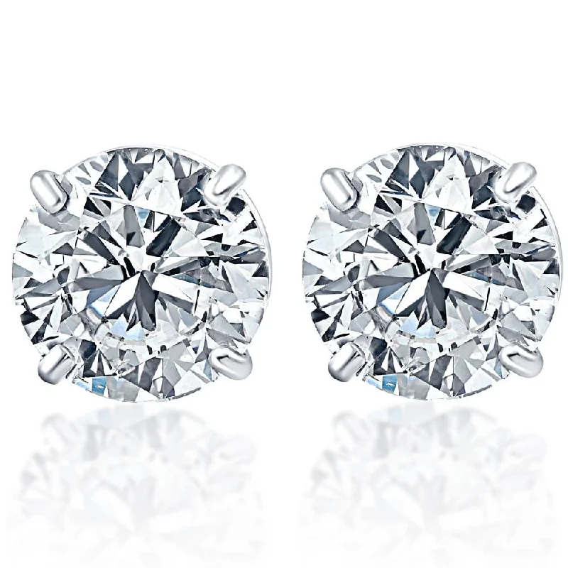 Premium Jewelry At Special Low Prices For A Limited Time 1/2Ct Round Diamond Studs Earrings in 14K White Or Yellow Gold Basket Setting Premium Jewelry At Special Low Prices For A Limited Time 1/2Ct Round Diamond Studs Earrings in 14K White Or Yellow Gold Basket Setting