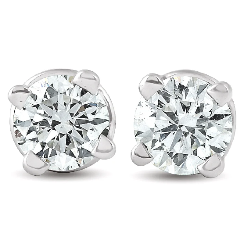 Trending Jewelry Styles Now At Limited-Time Discounts 1/4ct Round Diamond Studs 14K White Gold Brilliant Cut Trending Jewelry Styles Now At Limited-Time Discounts 1/4ct Round Diamond Studs 14K White Gold Brilliant Cut