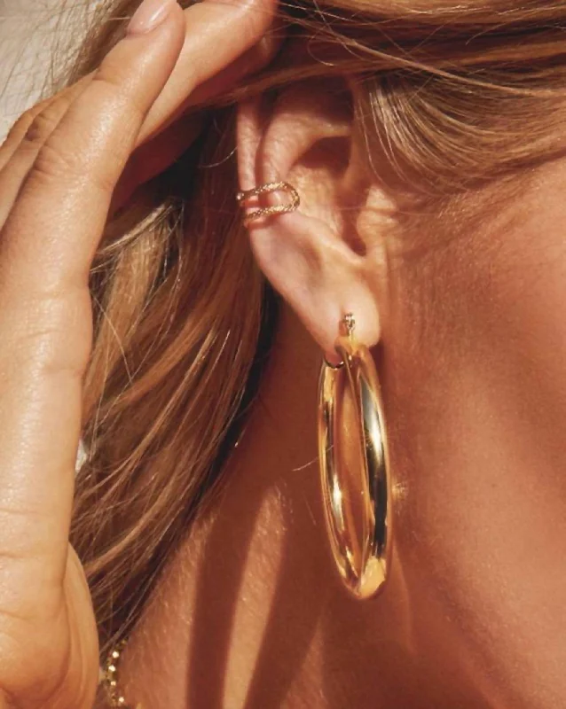 Bestselling Jewelry At Special Promotional Rates Amalfi Tube Hoops In Gold