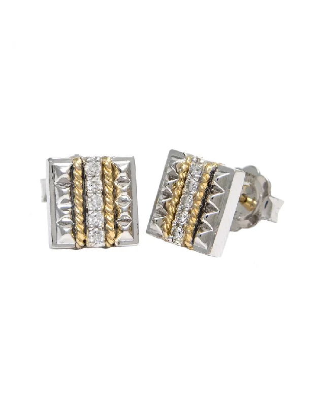 Fashion-Forward Jewelry At Exclusive Discounts Andrea Candela La Romana 18K & Silver 0.15 ct. tw. Diamond Earrings Fashion-Forward Jewelry At Exclusive Discounts Andrea Candela La Romana 18K & Silver 0.15 ct. tw. Diamond Earrings