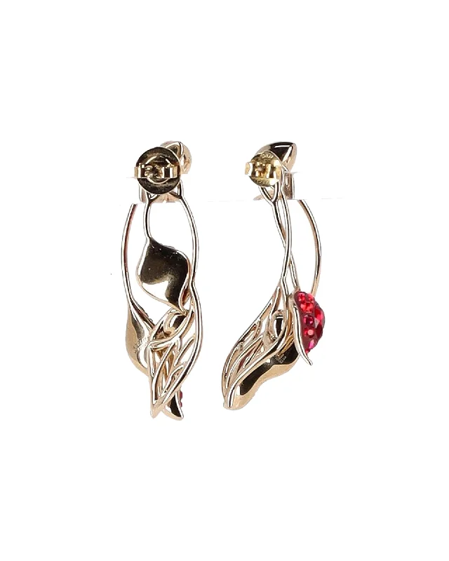 Affordable Gold-Plated Jewelry For Modern Fashion Atelier Swarovski Crystal Drop Earrings in Gold Metal Affordable Gold-Plated Jewelry For Modern Fashion Atelier Swarovski Crystal Drop Earrings in Gold Metal