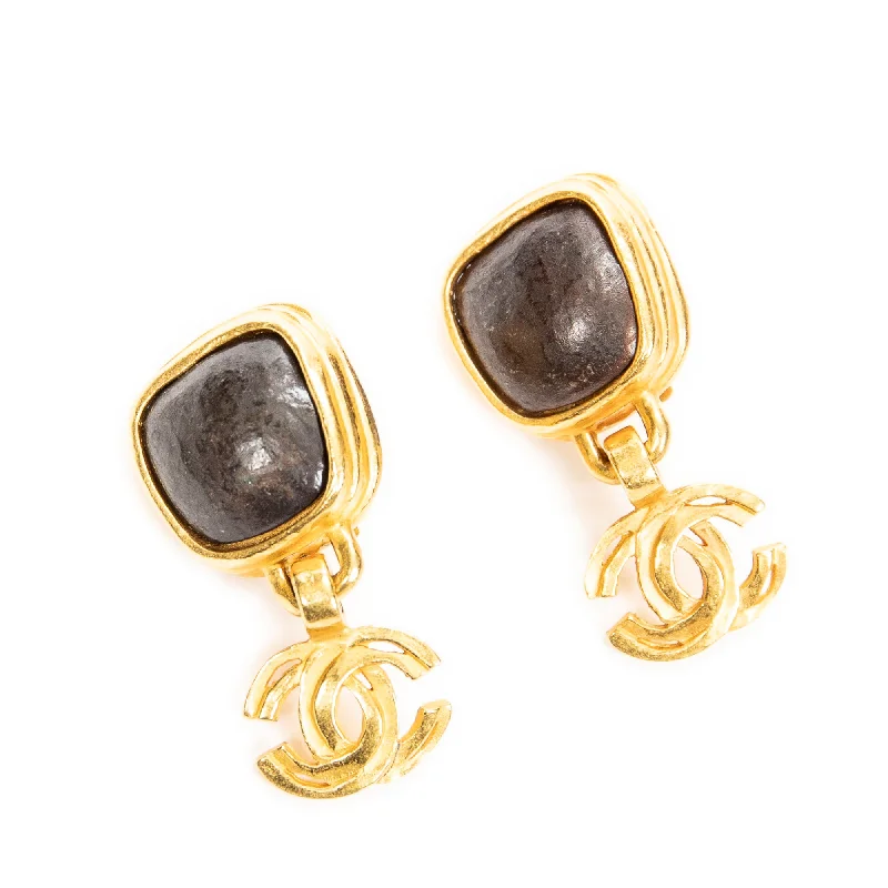 Buy More, Save More On Stunning Jewelry Pieces CC Stone Dangle Clip On Earrings