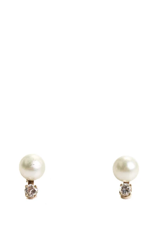 Elegant Designs, Unbeatable Discounts – Shop Jewelry Now Designer Womens 18K Yellow Gold Pearl Diamond Earrings White Elegant Designs, Unbeatable Discounts – Shop Jewelry Now Designer Womens 18K Yellow Gold Pearl Diamond Earrings White