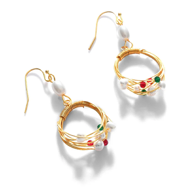 Don't Miss Our Biggest Jewelry Sale Of The Season Gold Plated Pearls Drop Earring