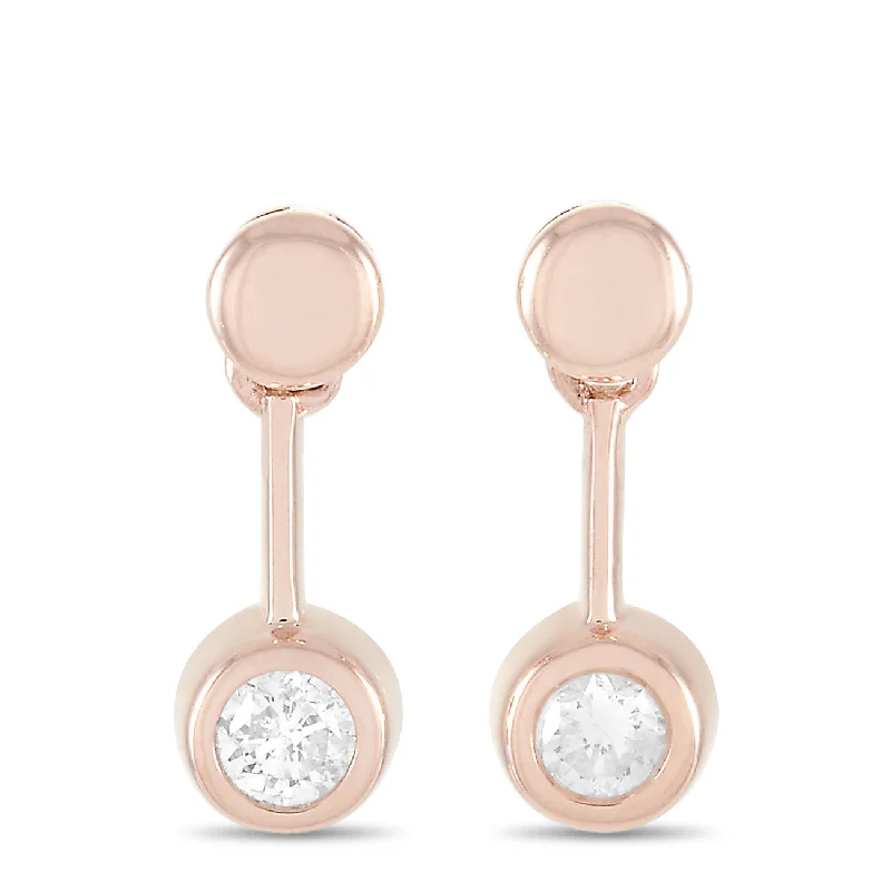 The Perfect Jewelry Piece At The Perfect Price LB Exclusive 14K Rose Gold 0.16 ct Diamond Earrings The Perfect Jewelry Piece At The Perfect Price LB Exclusive 14K Rose Gold 0.16 ct Diamond Earrings