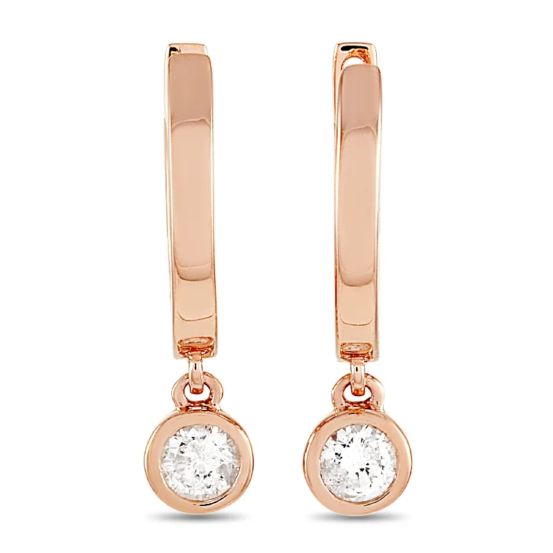 Celebrate Every Occasion With Sparkling Savings LB Exclusive 14K Rose Gold 0.20 ct Diamond Earrings Celebrate Every Occasion With Sparkling Savings LB Exclusive 14K Rose Gold 0.20 ct Diamond Earrings