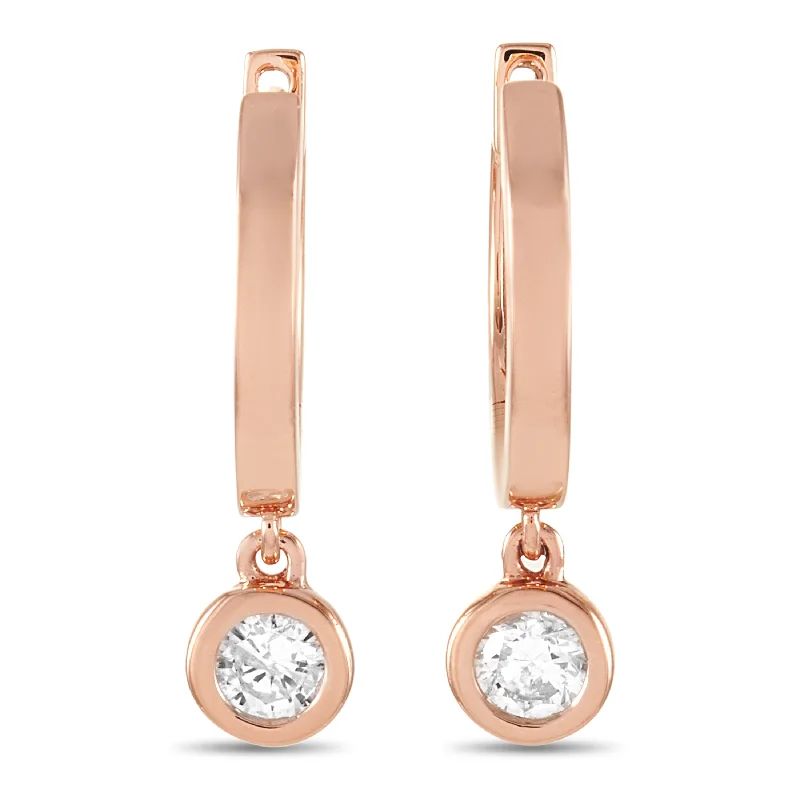 Your Dream Jewelry At Dream Prices LB Exclusive 14K Rose Gold 0.25 ct Diamond Earrings Your Dream Jewelry At Dream Prices LB Exclusive 14K Rose Gold 0.25 ct Diamond Earrings