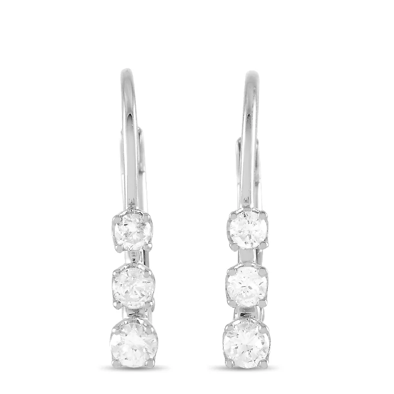 Limited-Time Offer On Elegant Jewelry Pieces LB Exclusive 14K White Gold 0.25ct Diamond Earrings Limited-Time Offer On Elegant Jewelry Pieces LB Exclusive 14K White Gold 0.25ct Diamond Earrings