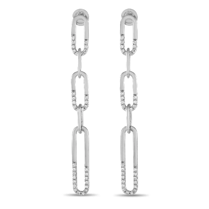 Jewelry Clearance Sale – Final Reductions LB Exclusive 14K White Gold 0.55ct Diamond Dangle Earrings ER28996-W Jewelry Clearance Sale – Final Reductions LB Exclusive 14K White Gold 0.55ct Diamond Dangle Earrings ER28996-W