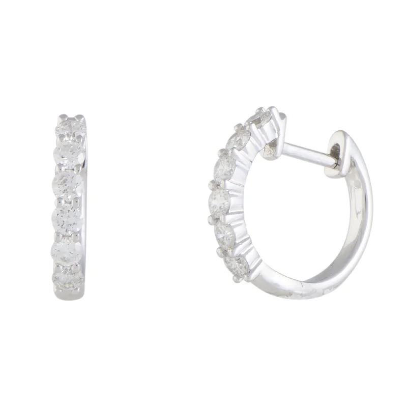 Elegant Jewelry, Affordable Luxury – Shop Now LB Exclusive 14K White Gold 0.75 ct Diamond Hoop Earrings Elegant Jewelry, Affordable Luxury – Shop Now LB Exclusive 14K White Gold 0.75 ct Diamond Hoop Earrings