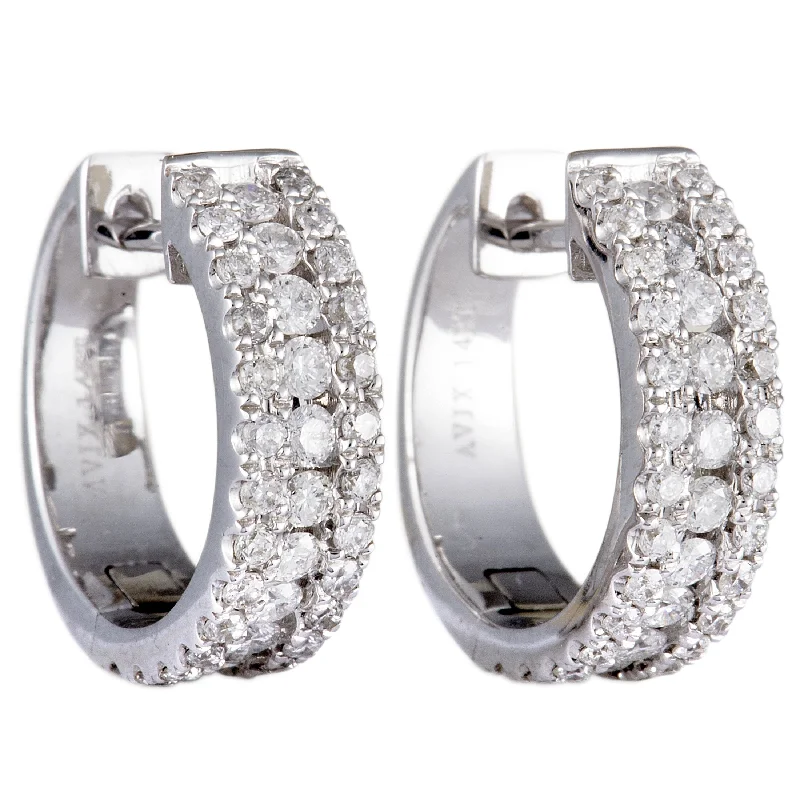 Make Every Moment Shine – Jewelry Discounts Available LB Exclusive 14K White Gold 1.00 ct Diamond Hoop Earrings Make Every Moment Shine – Jewelry Discounts Available LB Exclusive 14K White Gold 1.00 ct Diamond Hoop Earrings
