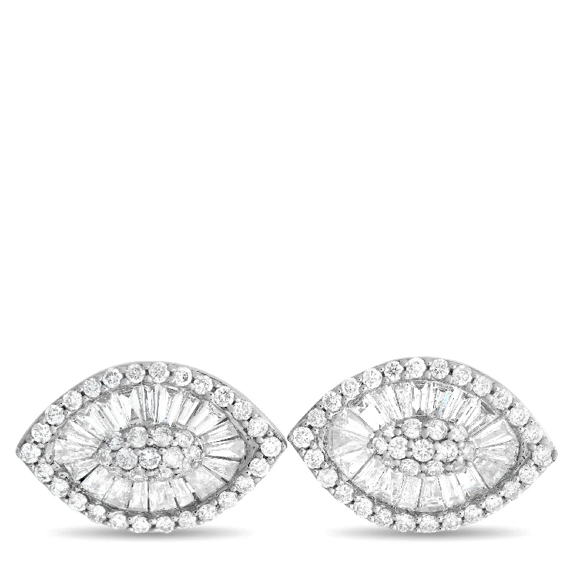 Must-Have Jewelry Pieces At Reduced Prices LB Exclusive 14K White Gold 1.05ct Diamond Earrings ER26925 Must-Have Jewelry Pieces At Reduced Prices LB Exclusive 14K White Gold 1.05ct Diamond Earrings ER26925