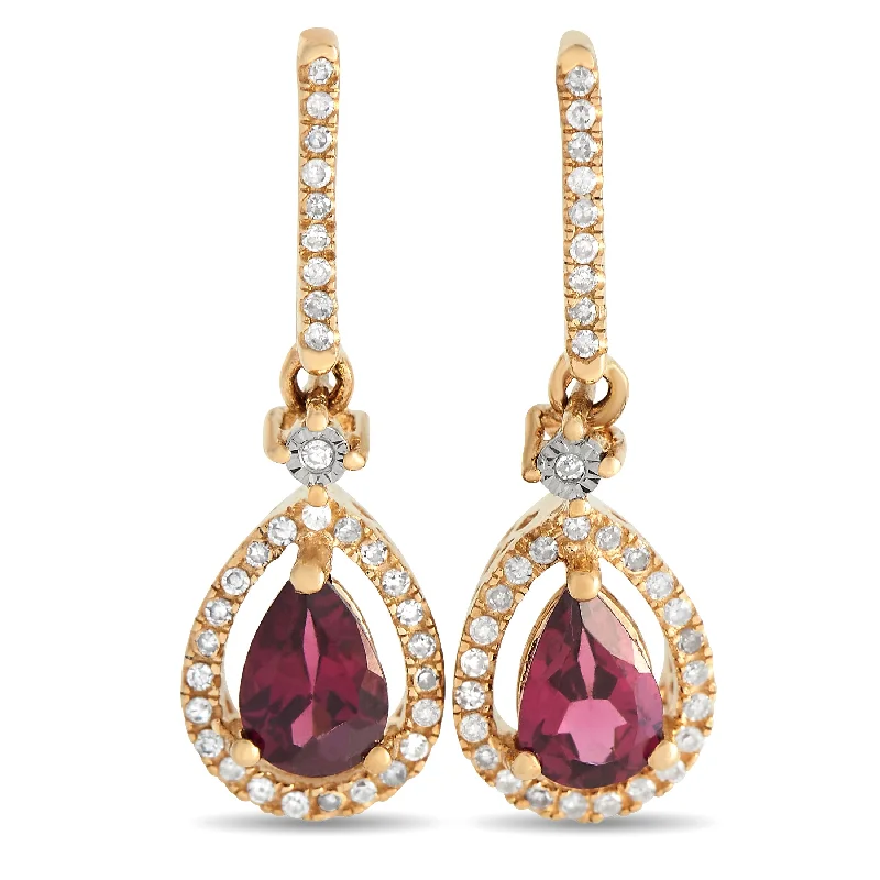 Exclusive Jewelry Offers – Shine For Less LB Exclusive 14K Yellow Gold 0.20ct Diamond and Garnet Pear Earrings ER4-15061YGA Exclusive Jewelry Offers – Shine For Less LB Exclusive 14K Yellow Gold 0.20ct Diamond and Garnet Pear Earrings ER4-15061YGA
