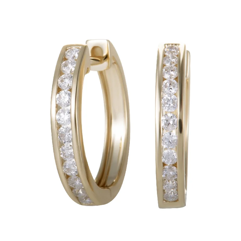 Flash Jewelry Sale – Get Stunning Pieces At Low Prices LB Exclusive 14K Yellow Gold 0.50 ct Diamond Hoop Earrings Flash Jewelry Sale – Get Stunning Pieces At Low Prices LB Exclusive 14K Yellow Gold 0.50 ct Diamond Hoop Earrings