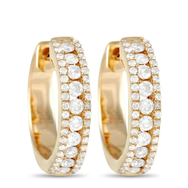 Exclusive Jewelry Sale – Shine For Less LB Exclusive 14K Yellow Gold 0.50ct Diamond Hoop Earrings Exclusive Jewelry Sale – Shine For Less LB Exclusive 14K Yellow Gold 0.50ct Diamond Hoop Earrings