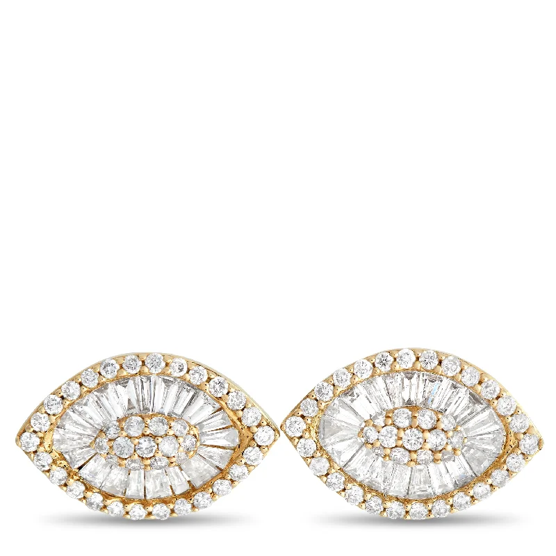 Must-Have Jewelry At Unbelievable Discounts LB Exclusive 14K Yellow Gold 1.05ct Diamond Earrings ER26925 Must-Have Jewelry At Unbelievable Discounts LB Exclusive 14K Yellow Gold 1.05ct Diamond Earrings ER26925