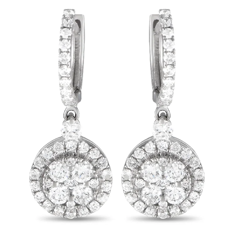 Jewelry Sale Alert – Shop Timeless Elegance Today LB Exclusive 18K White Gold 0.89ct Diamond Drop Earrings AER-7610 Jewelry Sale Alert – Shop Timeless Elegance Today LB Exclusive 18K White Gold 0.89ct Diamond Drop Earrings AER-7610