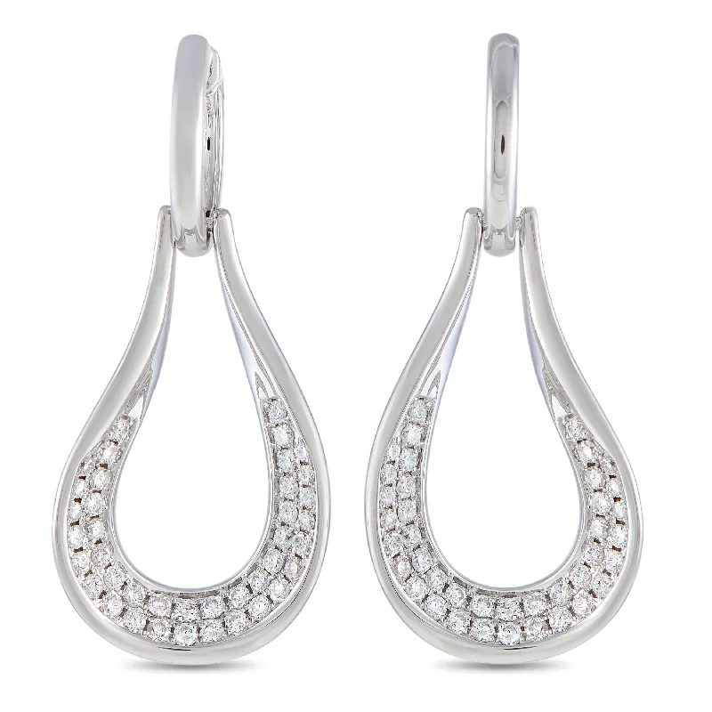 Stunning Jewelry Pieces At The Lowest Prices Ever LB Exclusive 18K White Gold 1.65ct Diamond Drop Earrings Stunning Jewelry Pieces At The Lowest Prices Ever LB Exclusive 18K White Gold 1.65ct Diamond Drop Earrings