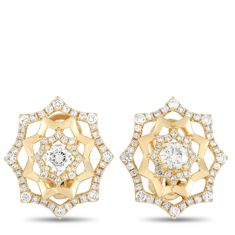 Luxury Jewelry Without The Luxury Price Tag LB Exclusive 18K Yellow 2.40 ct Diamond Earrings Luxury Jewelry Without The Luxury Price Tag LB Exclusive 18K Yellow 2.40 ct Diamond Earrings