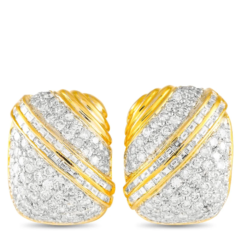 Jewelry Clearance – Final Chance To Save Big LB Exclusive 18K Yellow Gold 2.10ct Diamond Earrings MF11-101024 Jewelry Clearance – Final Chance To Save Big LB Exclusive 18K Yellow Gold 2.10ct Diamond Earrings MF11-101024