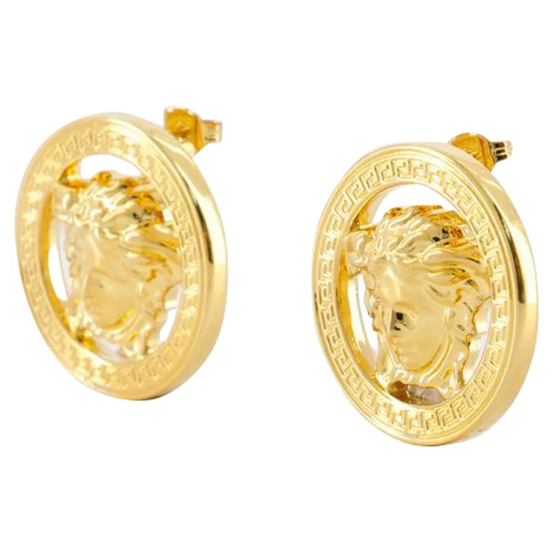 Versatile Layering Jewelry For Effortless Chic Medusa 95 Earrings - Versace - Metal - Gold Versatile Layering Jewelry For Effortless Chic Medusa 95 Earrings - Versace - Metal - Gold