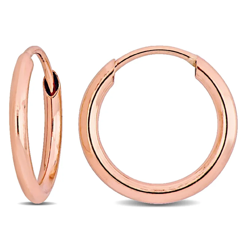 Must-Have Jewelry Pieces At Reduced Prices Mimi & Max 11mm Hoop Earrings in 14k Rose Gold Must-Have Jewelry Pieces At Reduced Prices Mimi & Max 11mm Hoop Earrings in 14k Rose Gold