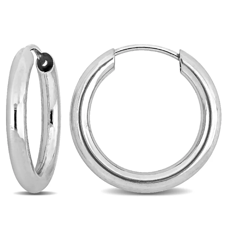Breathtaking Jewelry At Limited-Time Savings Mimi & Max 15mm Hoop Earrings in 14k White Gold Breathtaking Jewelry At Limited-Time Savings Mimi & Max 15mm Hoop Earrings in 14k White Gold