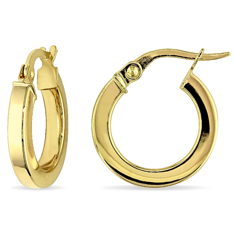 Dazzle In Elegance With Our Biggest Jewelry Sale Mimi & Max 15mm Hoop Edged Earrings in 10k Polished Yellow Gold Dazzle In Elegance With Our Biggest Jewelry Sale Mimi & Max 15mm Hoop Edged Earrings in 10k Polished Yellow Gold