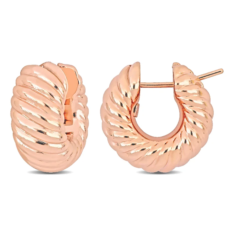 Exclusive Jewelry Discounts – Shop Now For Savings Mimi & Max 20.5mm Ribbed Hoop Earrings in 14k Rose Gold Exclusive Jewelry Discounts – Shop Now For Savings Mimi & Max 20.5mm Ribbed Hoop Earrings in 14k Rose Gold