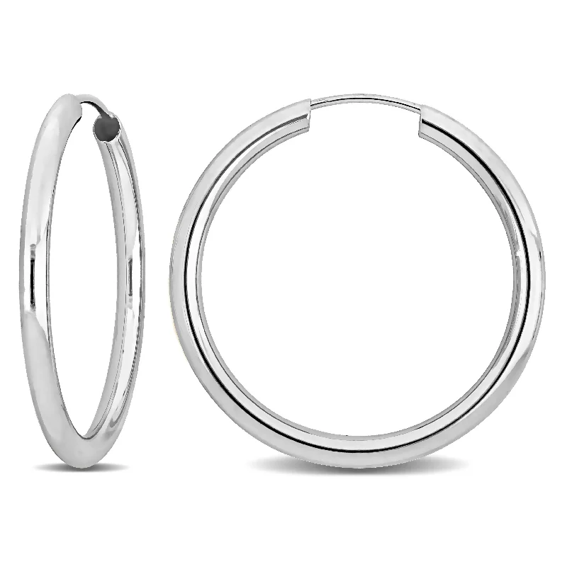 Jewelry Deals That Sparkle – Shop Today Mimi & Max 25mm Hoop Earrings in 14k White Gold Jewelry Deals That Sparkle – Shop Today Mimi & Max 25mm Hoop Earrings in 14k White Gold