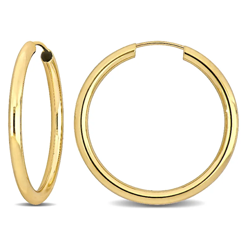 Exclusive Online Jewelry Sale – Don't Wait Mimi & Max 25mm Hoop Earrings in 14k Yellow Gold Exclusive Online Jewelry Sale – Don't Wait Mimi & Max 25mm Hoop Earrings in 14k Yellow Gold